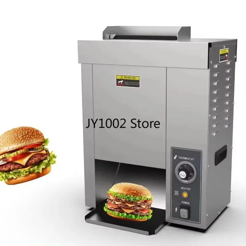 

Automatic Breakfast Sandwich Egg Hamburger Patty Maker Vertical Bun Toaster Hamburger Grill Machine