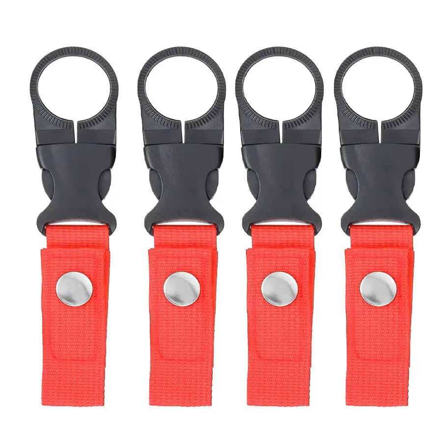 Gurtband Schnalle Haken Wasser Flasche Halter Clip Outdoor Nylon EDC Klettern Karabiner Gürtel Rucksack Aufhänger Camp Karabiner Gürtel Clip