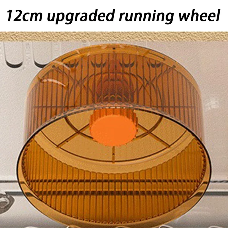 Hamster Cage Acrylic Luxury Villa Golden Bear Special Double Room Separate Oversized Cheap Bite-proof Feeding Box - view 5