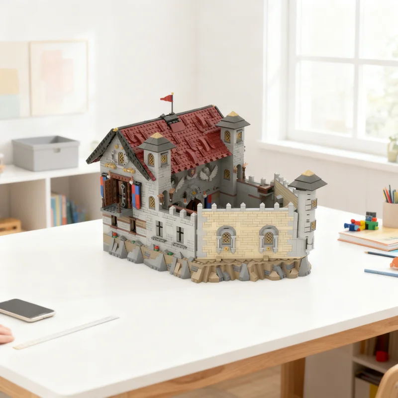 

3529pcs MOC Medieval Prison Castle Model Building Blocks Construction Christmas Gifts Toy Creative DIY Idea Assemble Kids Toys