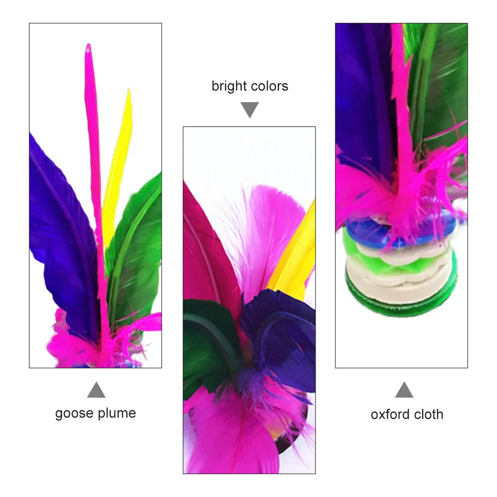 

10Pcs Creative Jianzi Kicking Game Portable Lightweight Shuttlecock for Students Adults Sports Recreation Healthy Activity