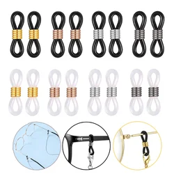 40-80pcs Ear Hook Eyeglasses Spectacles Chain Glasses Retainer End Rope Sunglasses Cord Holder Strap Retainer End Loop Connector