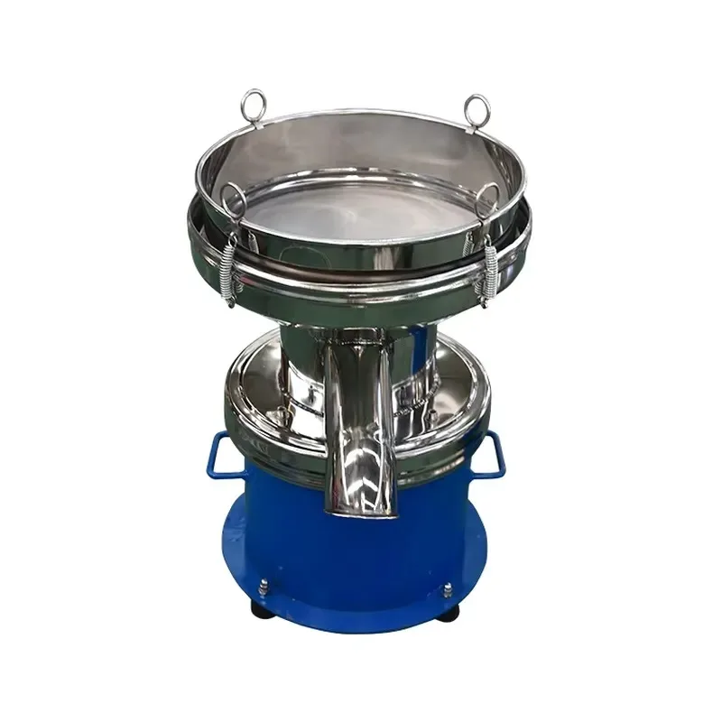 Soybean Soil Filter Separator Screen Machine Vibrating Screening Pot Juice Sugar Rotary