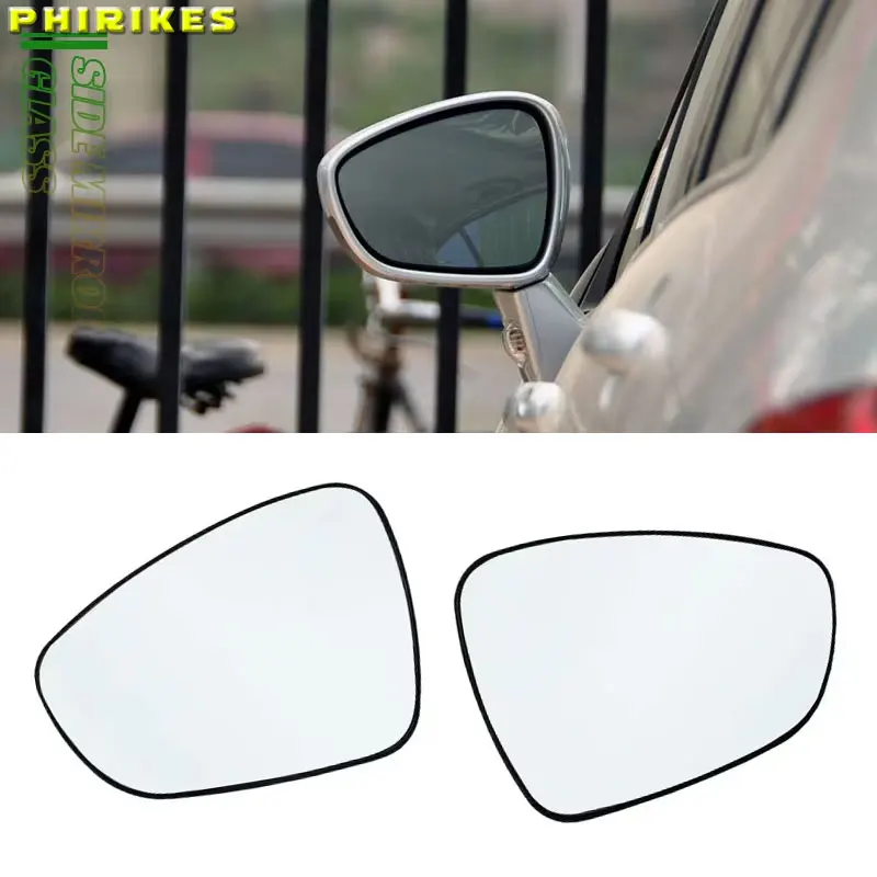 

Heating Side Mirror Glass Lens Door Wing Rear View Mirror Glass For PEUGEOT 408 2010 2011 2012