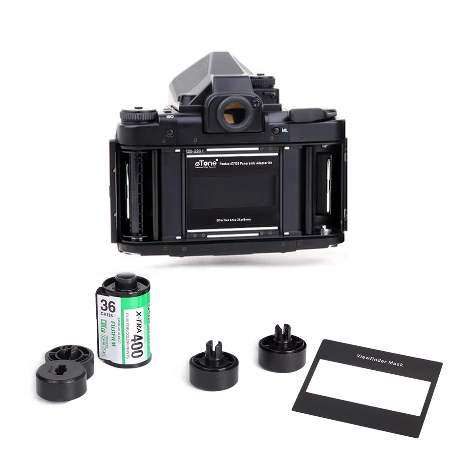 eTone Pentax 67 6x7 67iiカメラ120フィルムから135映画のパノラマの