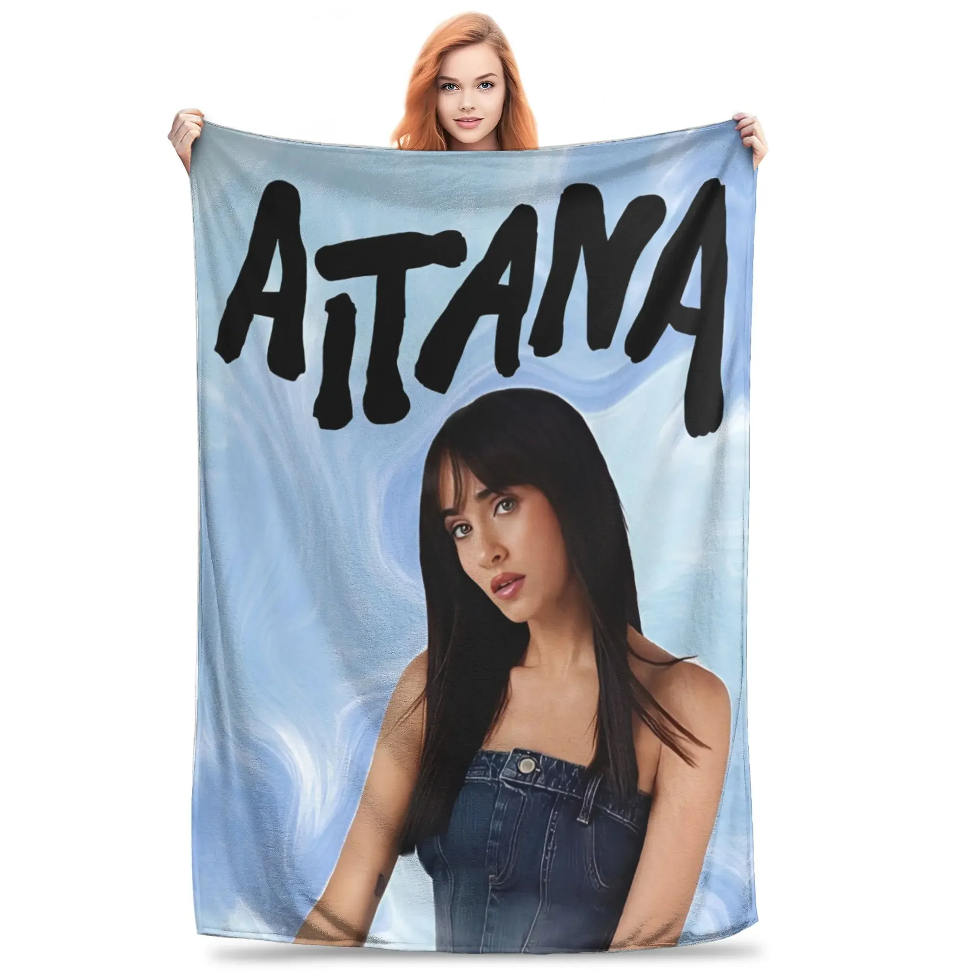 

Aitanaed Singer Flannel Throw Blankets Blankets for Bed Couch Soft Bedroom Quilt,