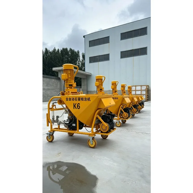 Professional Gypsum Plaster Sprayer Cement Plastering Machine for Building Wall CoatingTexture Spray Gun for Walls USA
