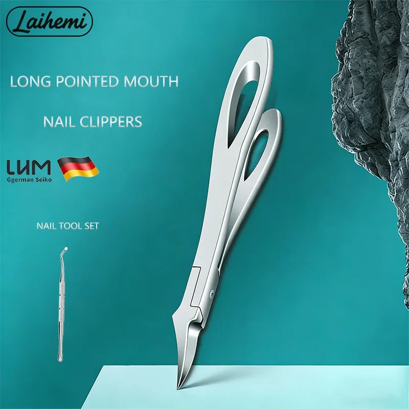 

Ergonomically designed stainless steel nail clippers set, suitable for embedded toenails, hard nails