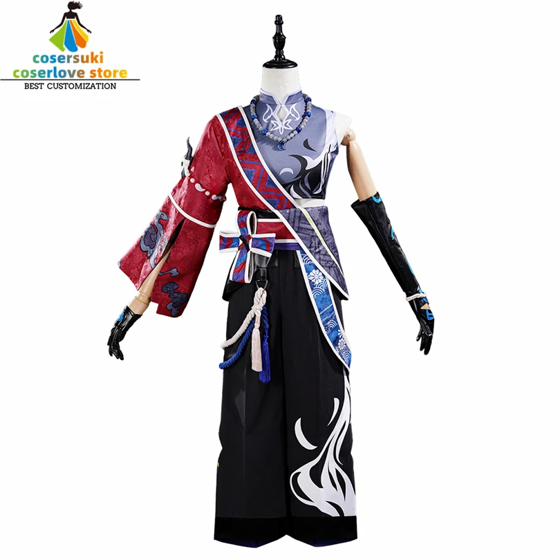 

Project Sekai Colorful Stage Aoyagi Toya Drifting Onijin Robes Cosplay Costume Halloween Anime Comic-Con Apparel