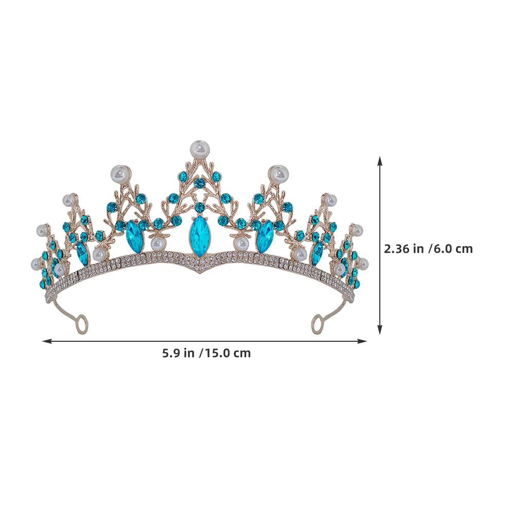 عقال للعروس حفل زفاف عيد ميلاد عيد ميلاد تاج الزفاف العروس تاج المرأة تاج الزفاف اكسسوارات الشعر #2