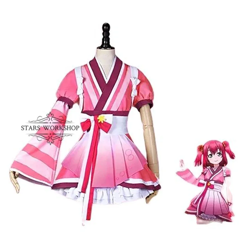 

LoveLive! Солнце! Aqours ED Mijuku Dreamer Kurosawa Ruby Косплей Костюм Все учасники Кимоно Платье Униформа для Хэллоуина