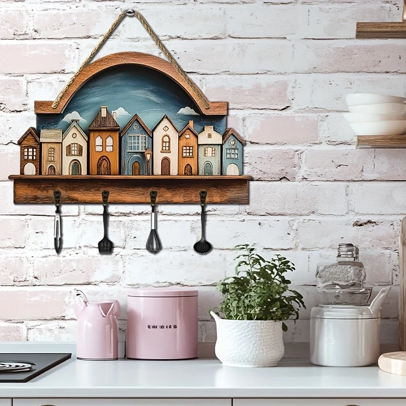 Wooden Wall Key Holder 3