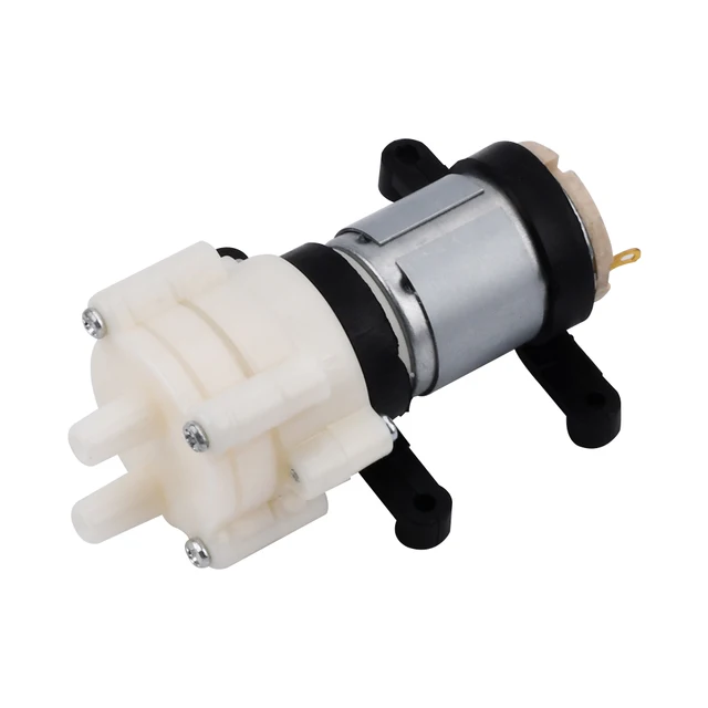 R385 Pompa wodna 12V Pompa membranowa 6V Mała miniaturowa pompa wodna Akcesoria do akwariów domowych Zestaw do herbaty Pompa wodna