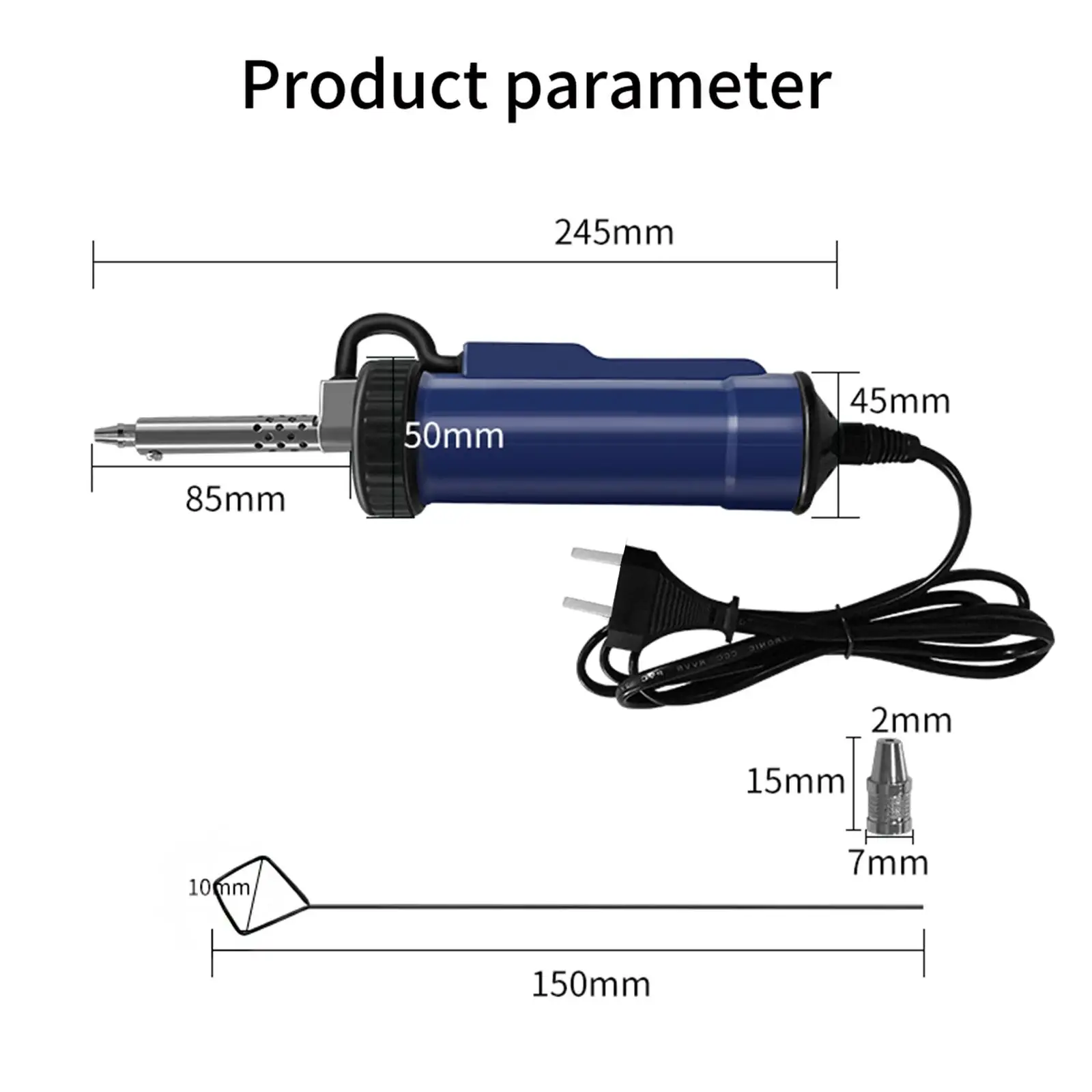 Electric Solder Tin suckers 30W Electric DIY Welding Soldering Automatic Handheld Solder Iron Kits for Home DIY Hobby Industry