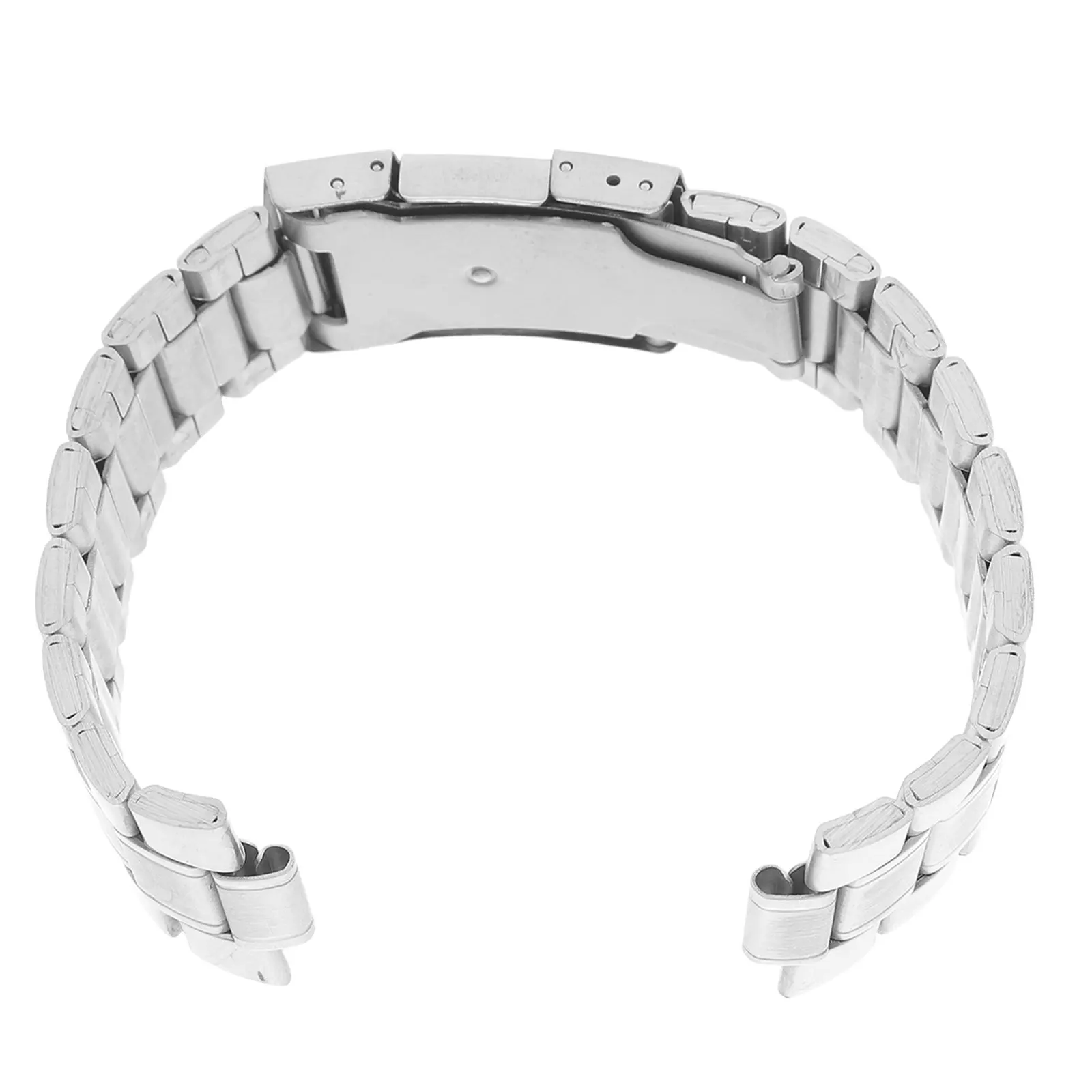 22Mm Men's Stainless Steel Watch Band Premium Metal Strap Elegant Scratch-Resistant Secure Fit for Casual Formal Wear