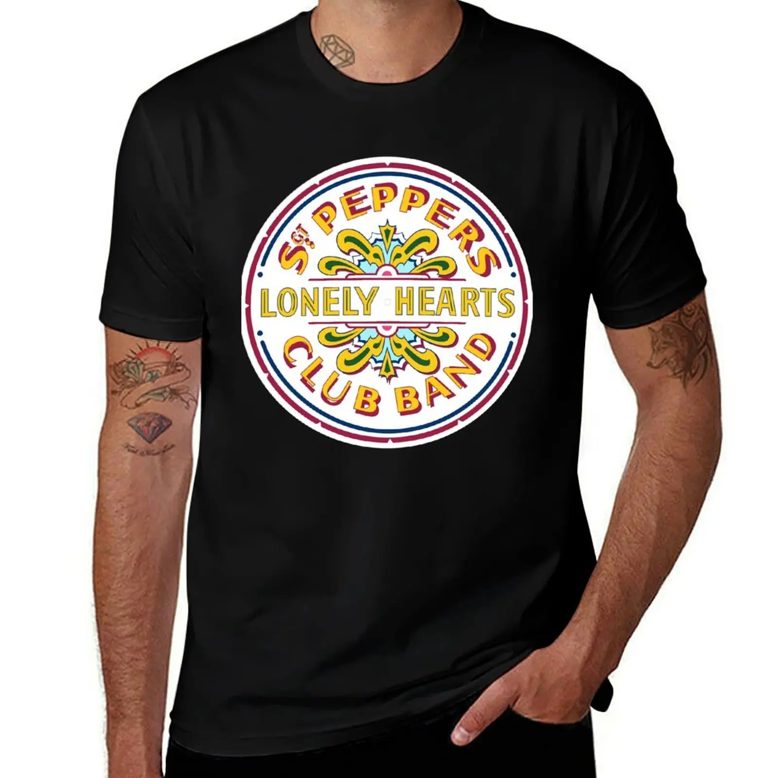 

[HIGH QUALITY] Sgt Pepper Logo T-Shirt shirts graphic tees tops mens designer clothes
