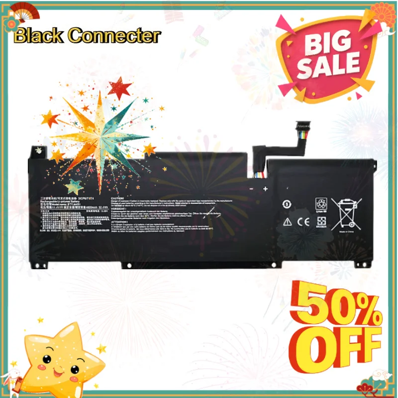 SWZY New 4600mAh 11.4V BTY-M491 Laptop Battery for MSI Modern 15 A10M-014 A10RAS-258 A10RB-041TW A10RD A11M A11SB-059 A4MW Prest
