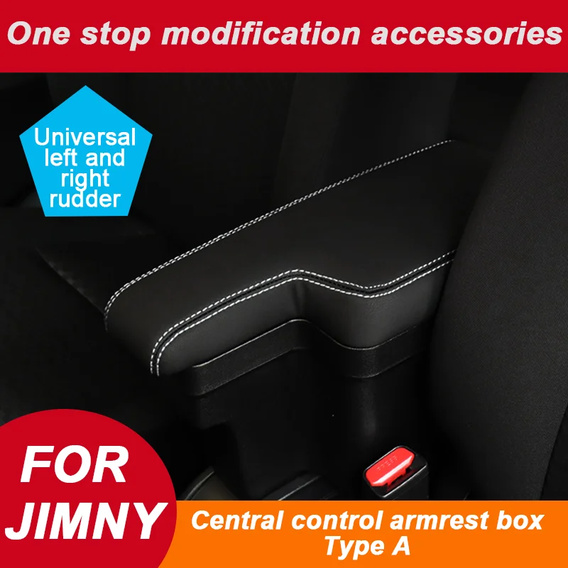

Armrest Box For Suzuki Jimny JB64 Sierra JB74W 2019 2025 Armrest box Retrofit parts Car Center Storage car Internal Accessories