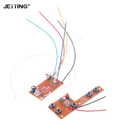 New 5CH RC Remote Control 27MHz Circuit PCB Transmitter And Receiver Board With Antenna Radio System Car Accessories