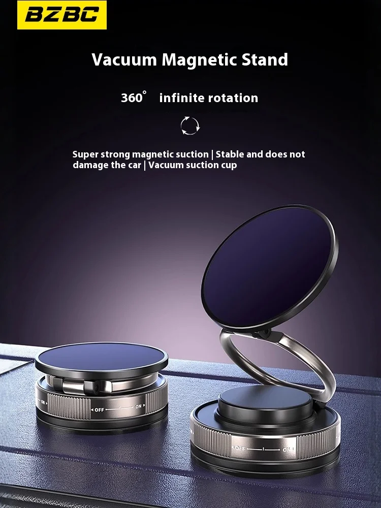 

BZBC Car mounted Mobile Phone Holder New Vacuum Adsorption Magnetic Sucker for Car Navigation Special Sucker for Vehicle Support