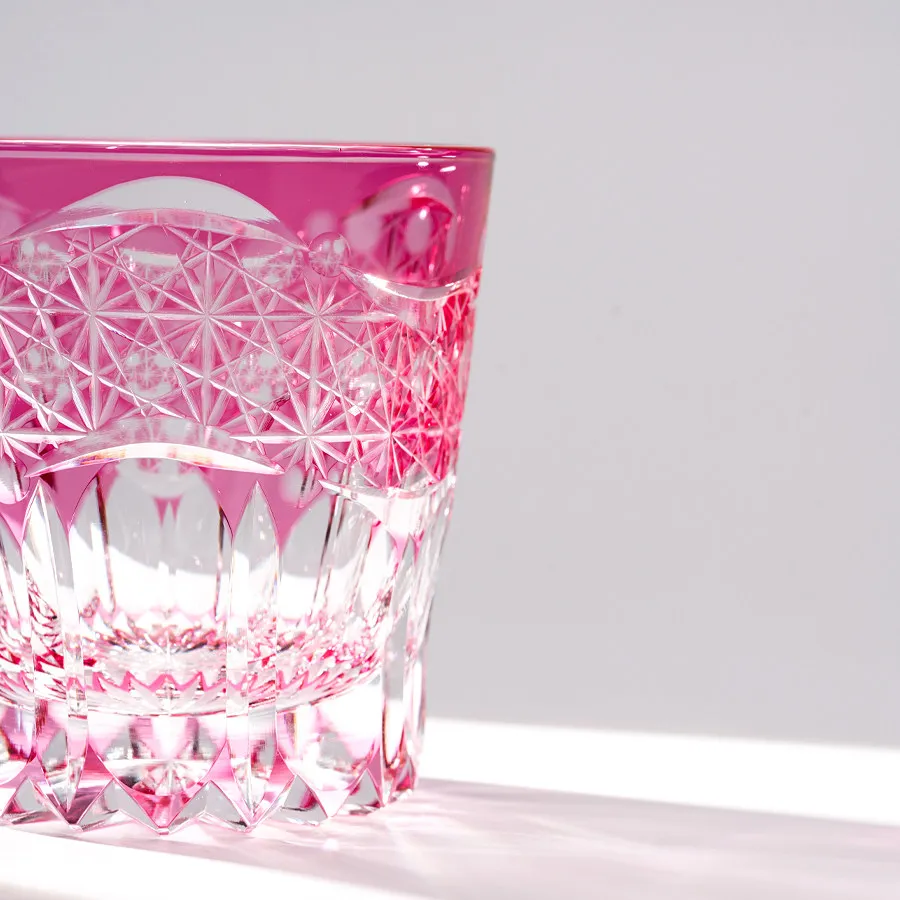 HYS hand-carved whiskey wine cup crystal glass birthday gift