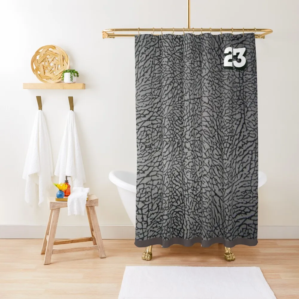 

Concrete Grey Elephant Print Shower Curtain Modern Accessory Bathrooms Bathtub Bathroom For Shower For Bathroom Curtain
