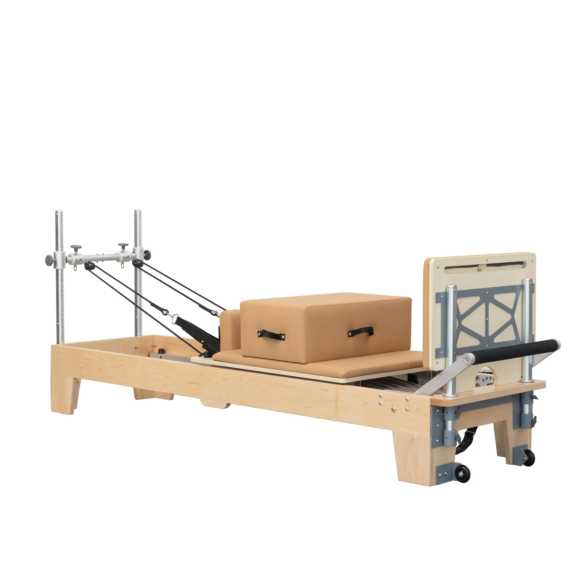 

DEREN GH88 Adjustable Maple Wood Pilates Reformer Home Studio Equipment-Eco-Friendly 3-Year Warranty