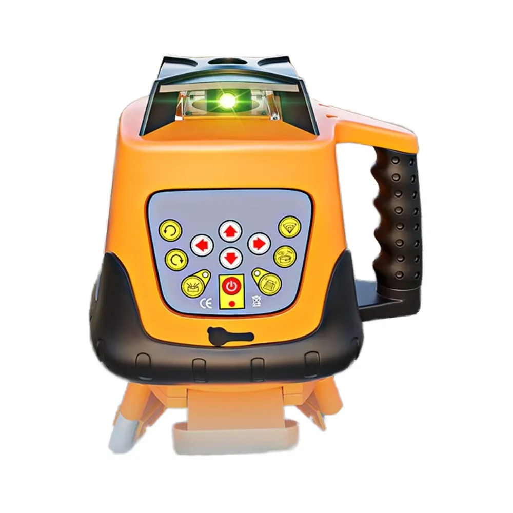 

Fully Automatic Electronic Leveling Instrument 500m Far-Reaching Rotating Laser Level Red Green Light Vertical Horizontal Slope