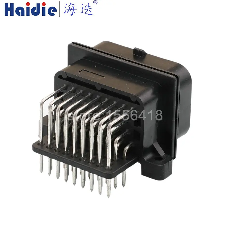 

4-1437290-0 2-6447232-3 34 Pin electrical female male Straight PCB Socket Wire-to-Board connector ECU plug