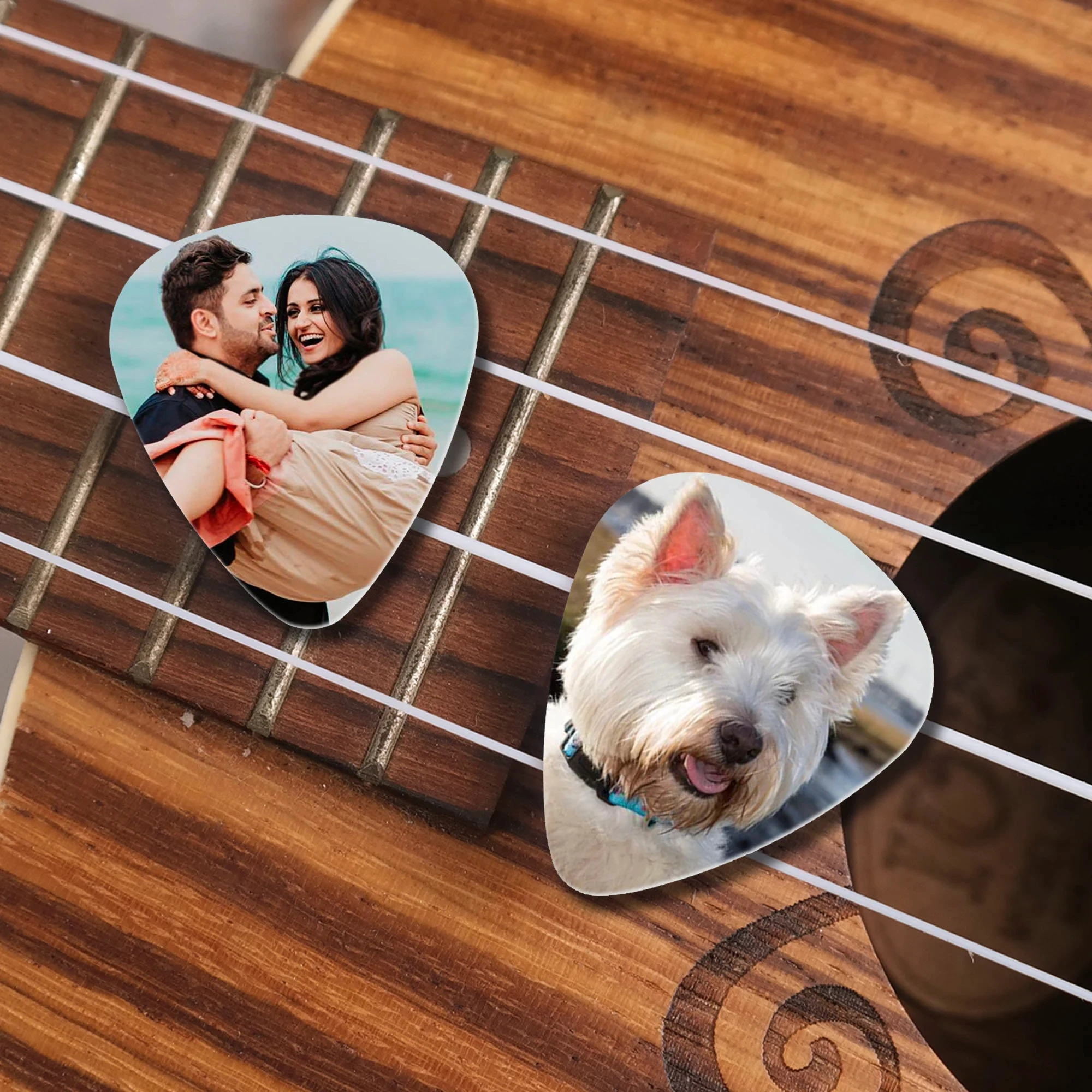 Púas de guitarra personalizadas con estampado personalizado, 10 unidades, con cualquier imagen, fotos, logotipo, regalo de cumpleaños, músico promocional, guitarrista, voucher