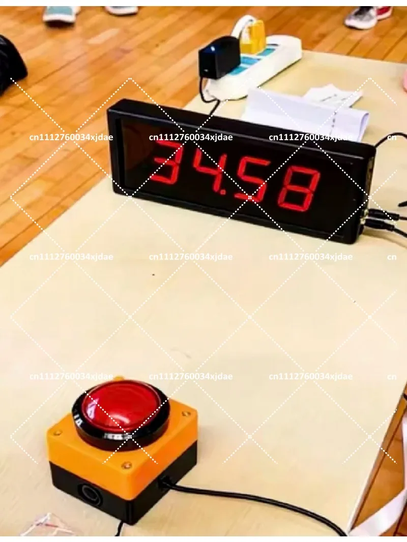 LED Digital Stopwatch Countdown Timer with Training Speech, Special Strap Charging, Counter for Sports Training