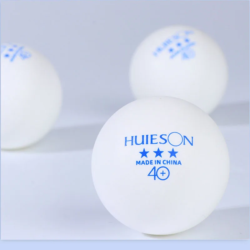 Huison ABS kunststof pingpongballen voor professionele club, schooltraining, blauw, 40mm, 2,8G, 3-sterrenballen, nieuw