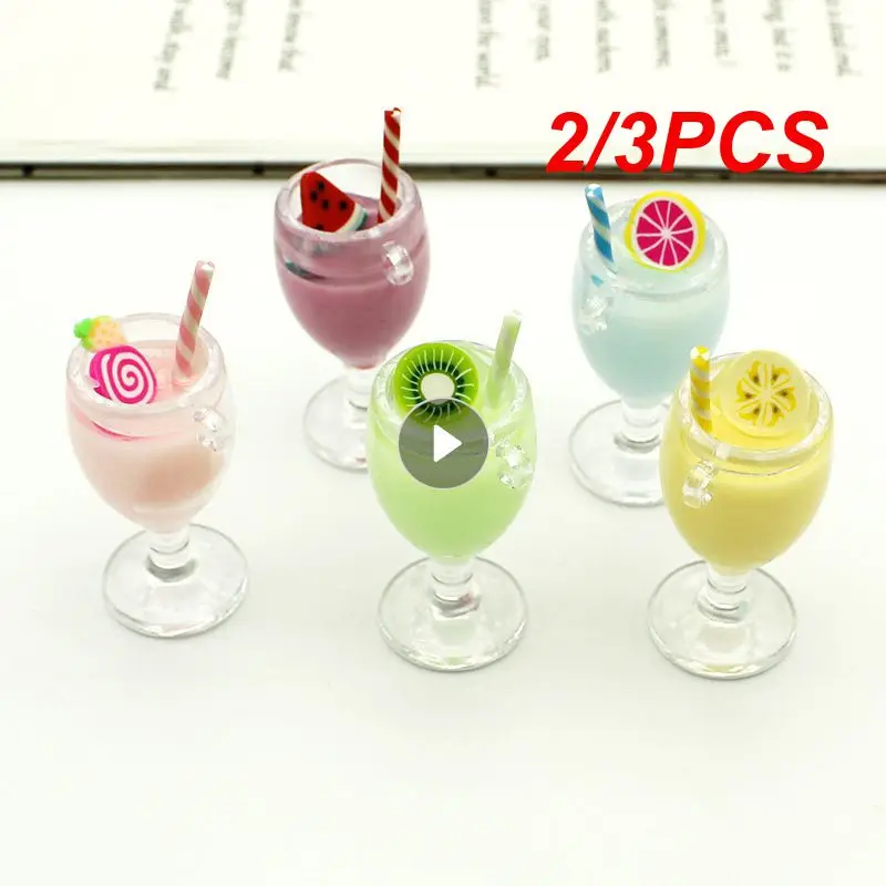 2/3PCS Simulation Accessories A Thoughtful Gift Bright Colors Cartoon Need Resin Highest Rated Gift For Significant Other