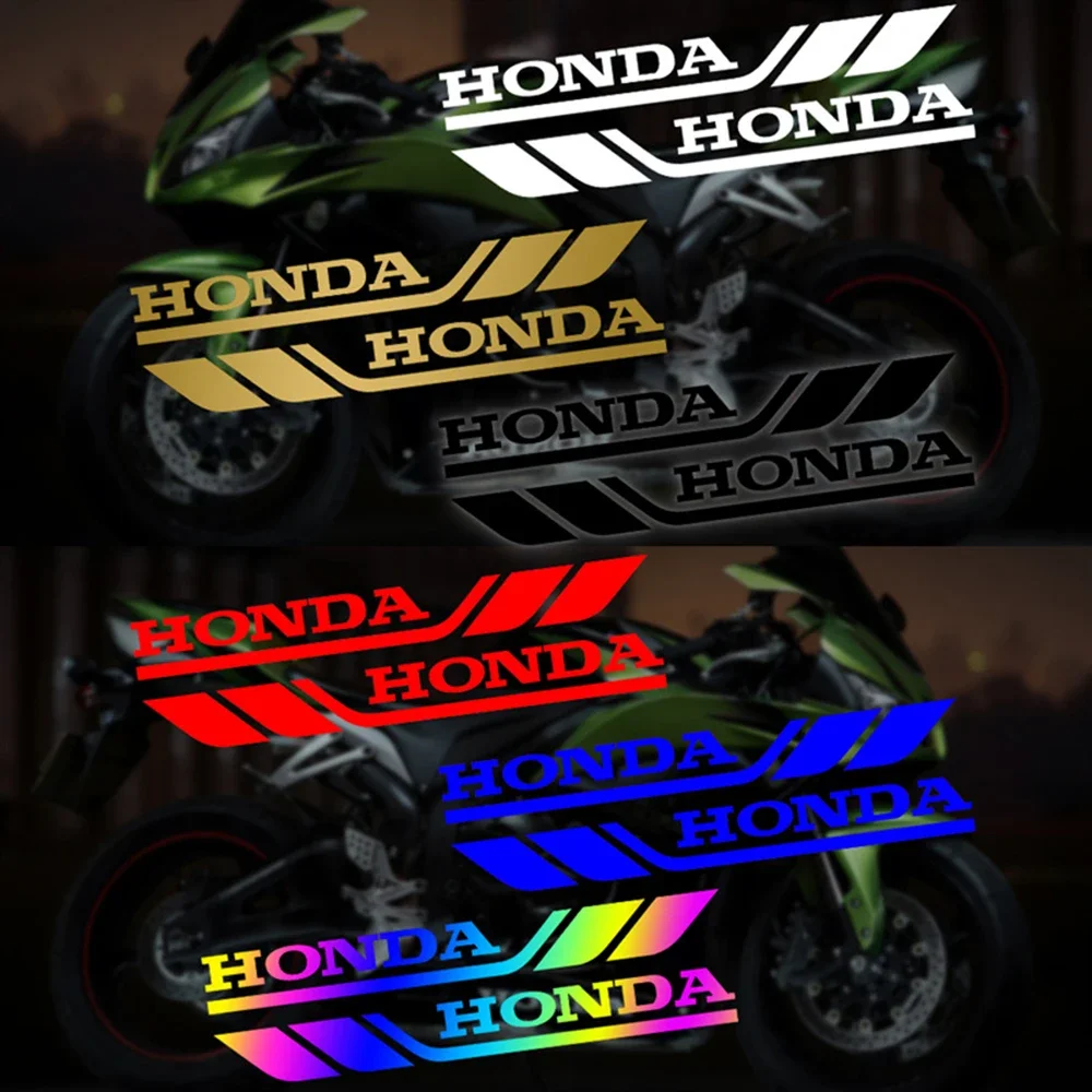 Suitable for Hondas RX125 Motorcycle Reflective Stickers Dirt Bike Racing Helmet Decals Shock Absorber Waterproof Car Decoration