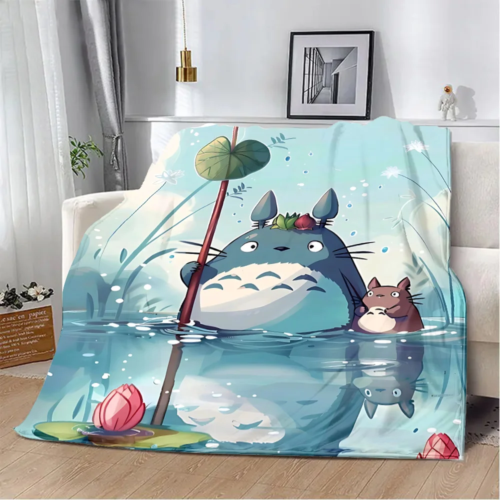 Heiße Anime Cartoon bedruckte Decke Picknick decken warme Decke weiche und bequeme Decke-T-Totoros Home Travel Geburtstags geschenk