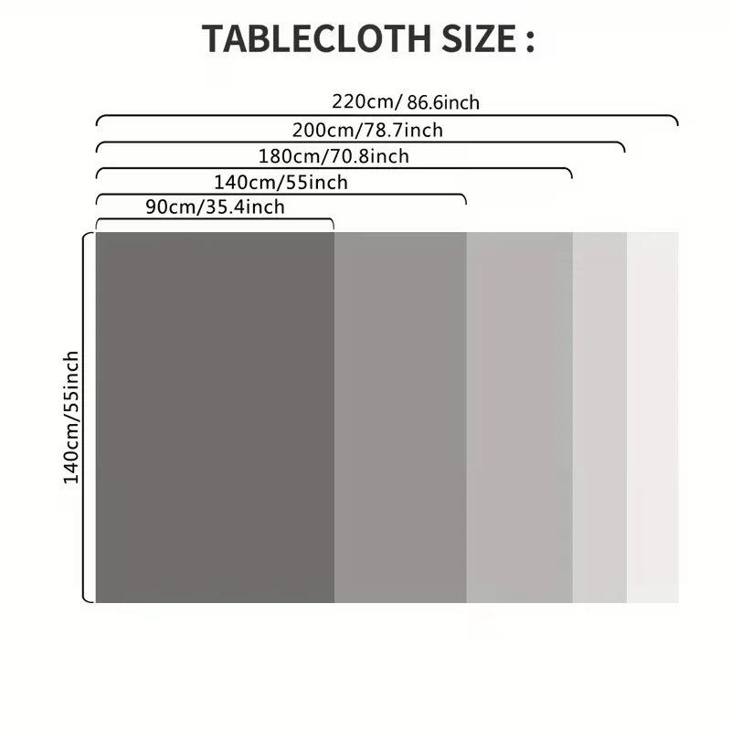 Bright red, orange, yellow, blue, green and black tablecloths - high-quality, easy-to-clean polyester table mats.XY view 6