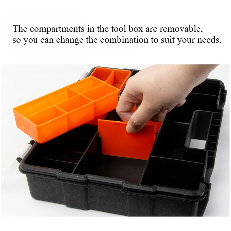 Nut and Bolt Organizer Compartment Screw Organizer Small Part Storage Container Detachable Plastic Tool Organizer Set