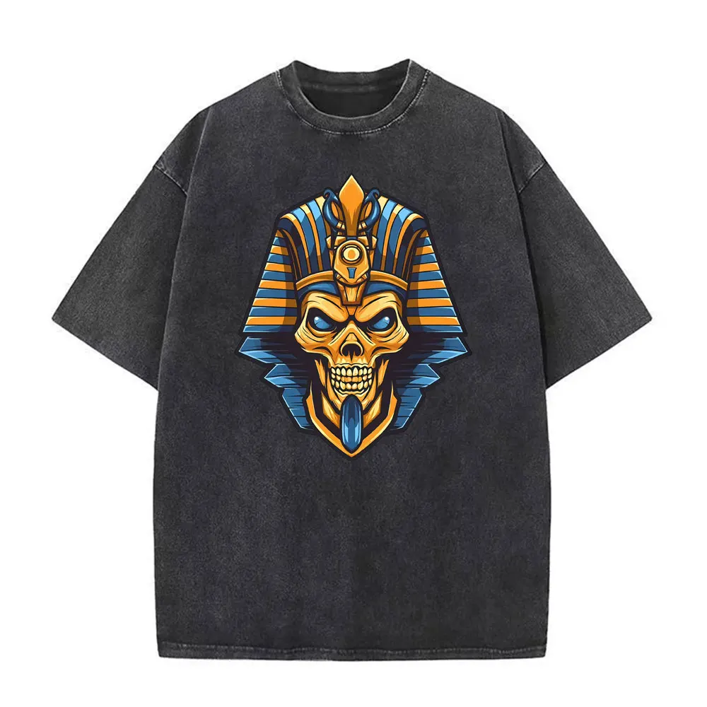 Straight Outta Agartha Mythic Underground City Ancient Aliens Art Print T Shirt Men Women Vintage Washed Oversized Loose T-shirt