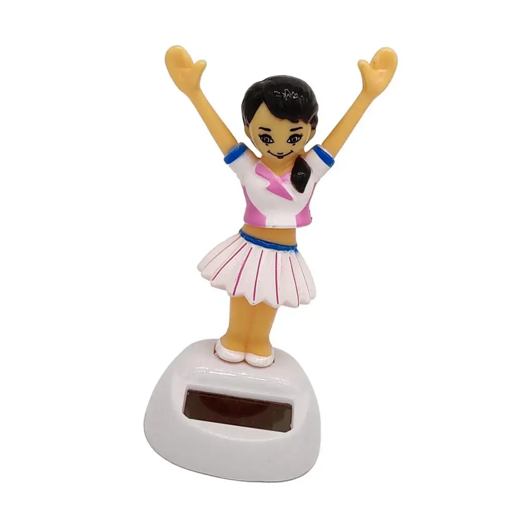 Cute Solar Powered Bobbling Toy Dancing Girl Home/Car/Office Ornaments