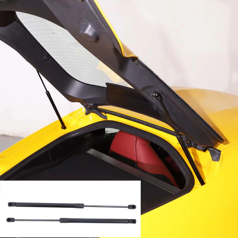 Гидравлическая штанга багажника для моделей Toyota Supra 2019+, гидравлическая опорная штанга задней двери автомобиля, стержень замедления, углеродистая сталь, 2 шт. Гидравлическая штанга багажника для моделей Toyota Supra 2019+, гидравлическая опорная штанга задней двери автомобиля, стержень замедления, углеродистая сталь, 2 шт.