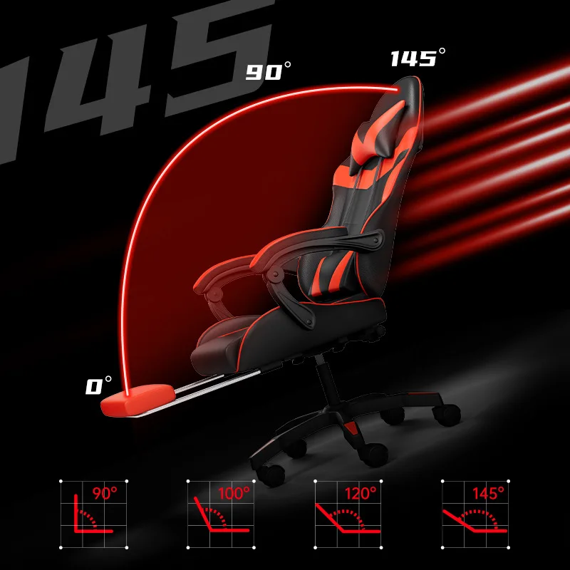 

Home-Use Comfortable Reclinable Silla De Escritorio Long-Sitting Without Fatigue Ergonomic Chairs Luxury Backrest Chaises Gaming