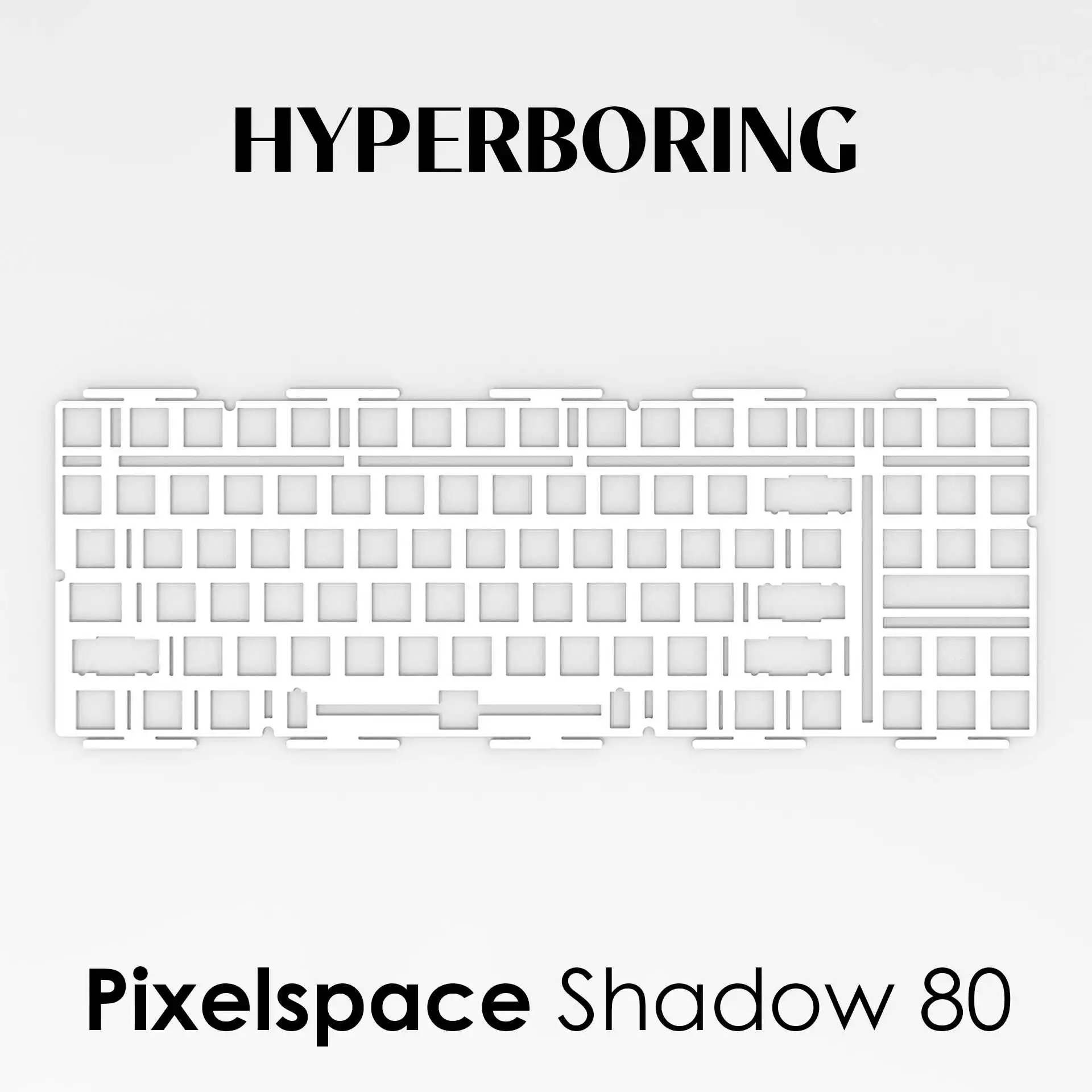 لوحات لوحة Alu Shadow80 Pixelspace ، طعنات مثبتة على مادة سي بي ، PP ، PC ، FR4