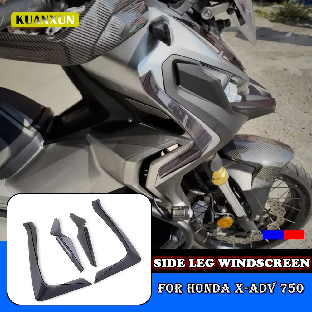 

Боковые воздушные дефлекторы для Honda X-ADV 750X ADV XADV 750 2017-2020, ветровой дефлектор для ног мотоцикла, аксессуары для обтекателя лобового стекла