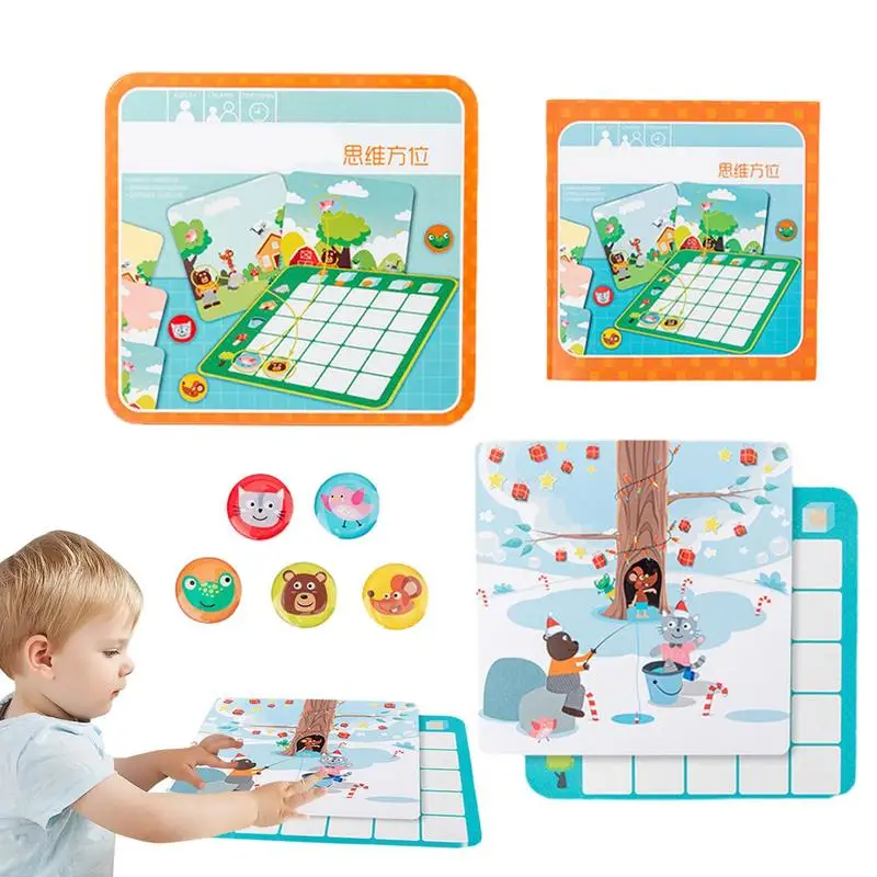 

Fun Board Games Portable Puzzle Wooden Game Toys Teaching Aids Table Games Tabletop Board Game Kids Interactive Games For