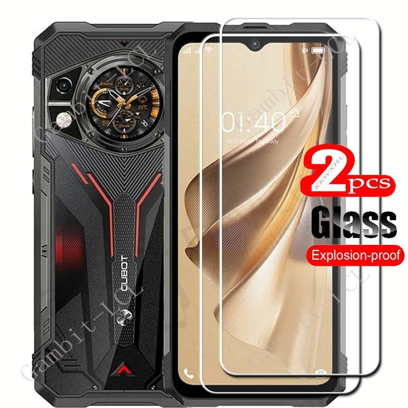 2PCS HD FOR Cubot KingKong AX 6.58" Tempered Glass Protective Cover ON King Kong KingKongAX Screen Protector Transparent Film