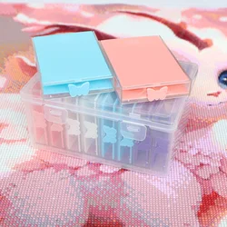 8pcs Diamond Painting Organizer Set with Clear Storage Box Cover Beads Container Tray DIY Diamond Embroidery Crafts Accessories