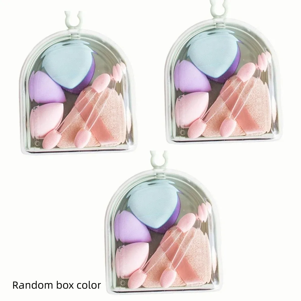 3Box 8 in 1 Makeup Sponge Set Mini Eyeshadow Stick Beauty Egg Set Breathable Multi-functional Travel Cosmetic Puff