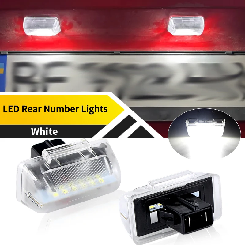 

2Pcs License Plate Light For Ford Transit/Tourneo Connect (for vehicles without panel above number plate lamp only) 2002-2013