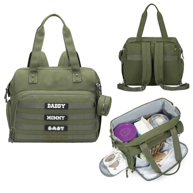 Extra Large Diaper Tote Bag with Shoe Compartment & Pacifier Pocket, Travel Baby Diaper Bag for Mom，Diaper Handbag for Newborn