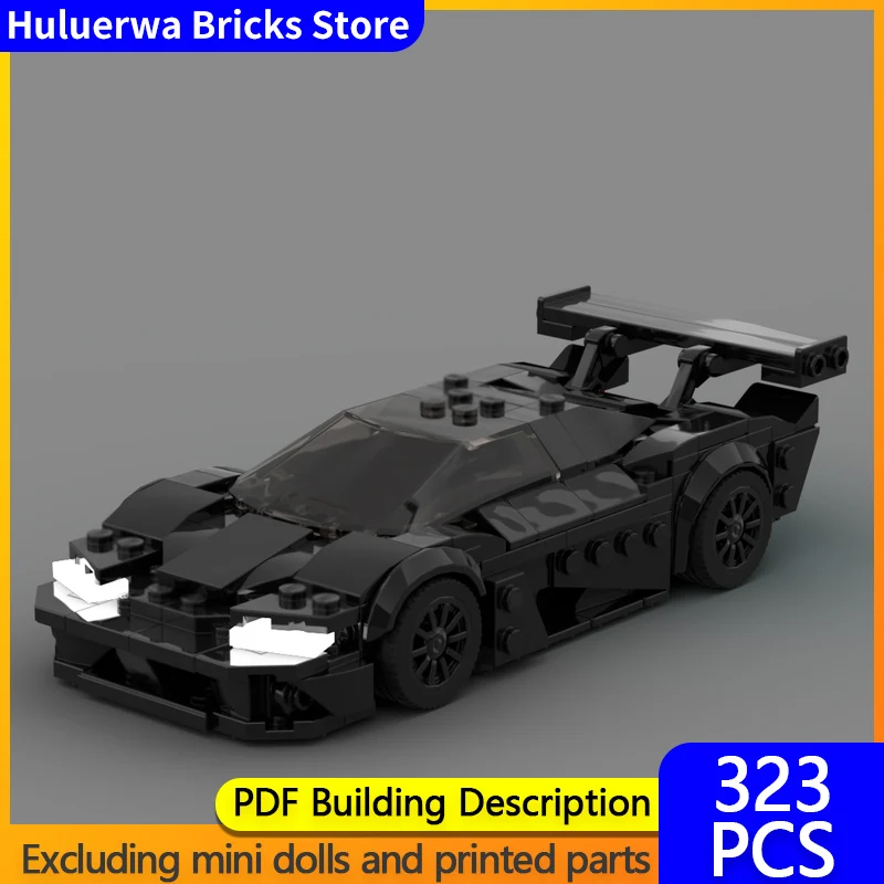 

Speed Racing Car Model MOC Building Bricks X-Bow Gtx Hypercar Modular Technology Gifts Holiday Assemble Children Toys Suit